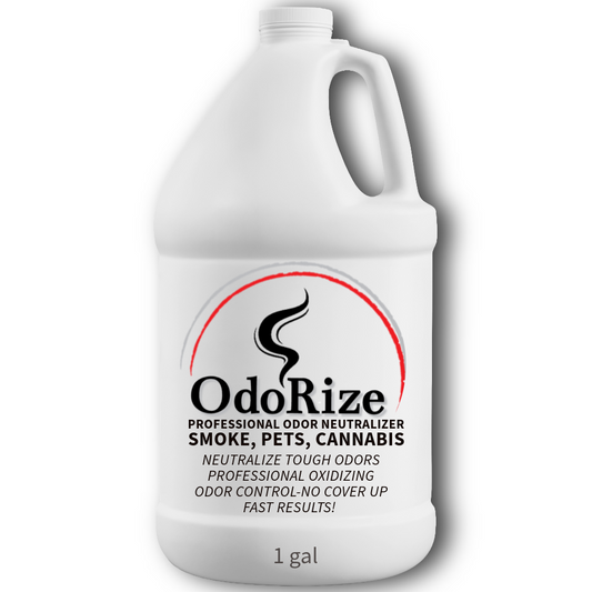OdoRize professional odor neutralizer bottle on a white background